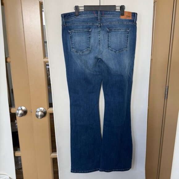 Fran Denim Women’s 31 Blue Dark Wash High Rise Ellen Flare Jeans - Picture 5 of 12